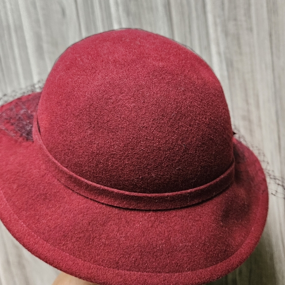 Betmar Style WPL 5923 100% Wool  Late 1950s early 1960s Cherry Red - Picture 7 of 16